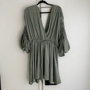 Boohoo Olive Green Dress